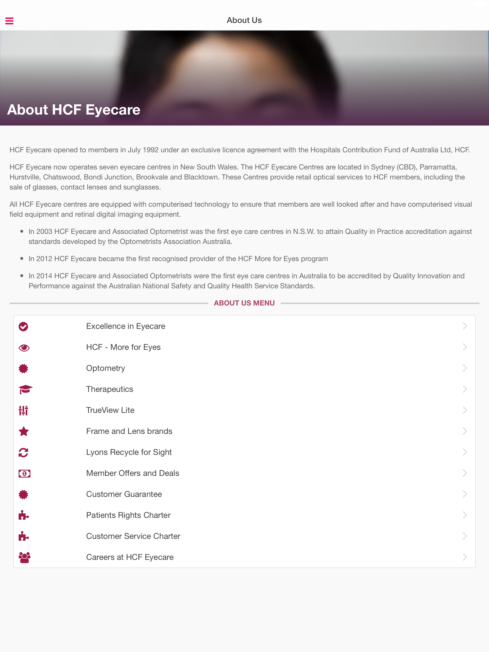 HCF Eyecare App screenshot 11