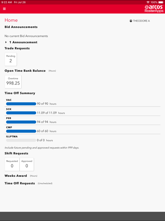 ARCOS RosterApps Mobile