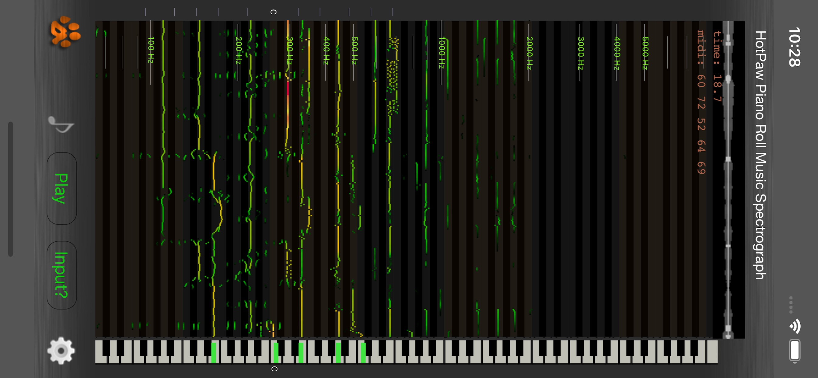 Music Spectrograph