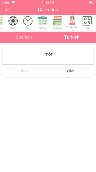 Screenshot #3 pour Spanish-Turkish Dictionary