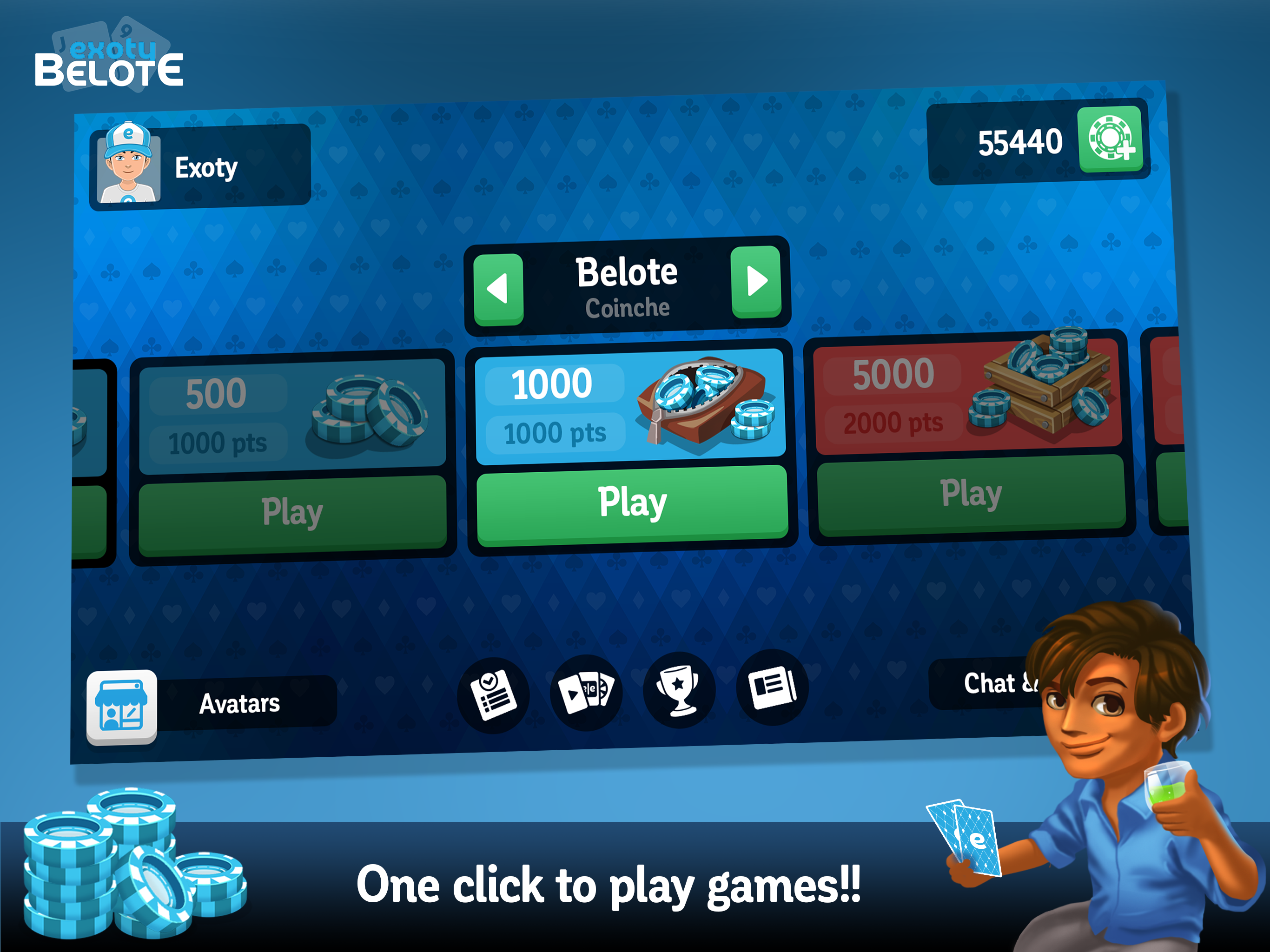 Belote & Coinche online screenshot 10