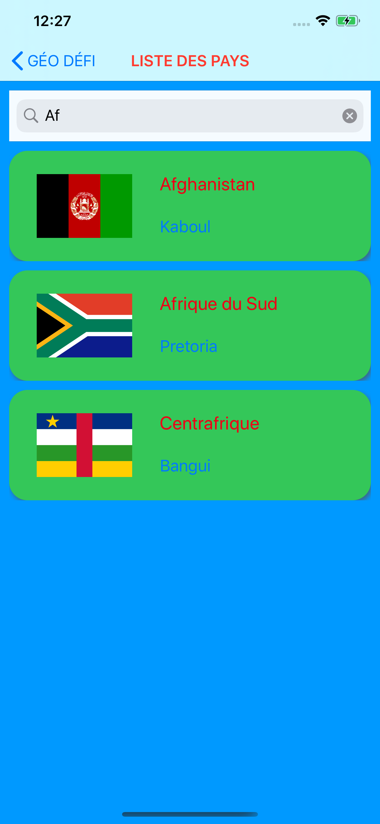Géo Défi screenshot 7