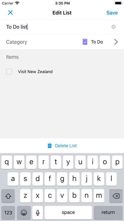 BrainyList screenshot-3