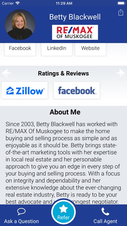 Betty Blackwell: Muskogee RE