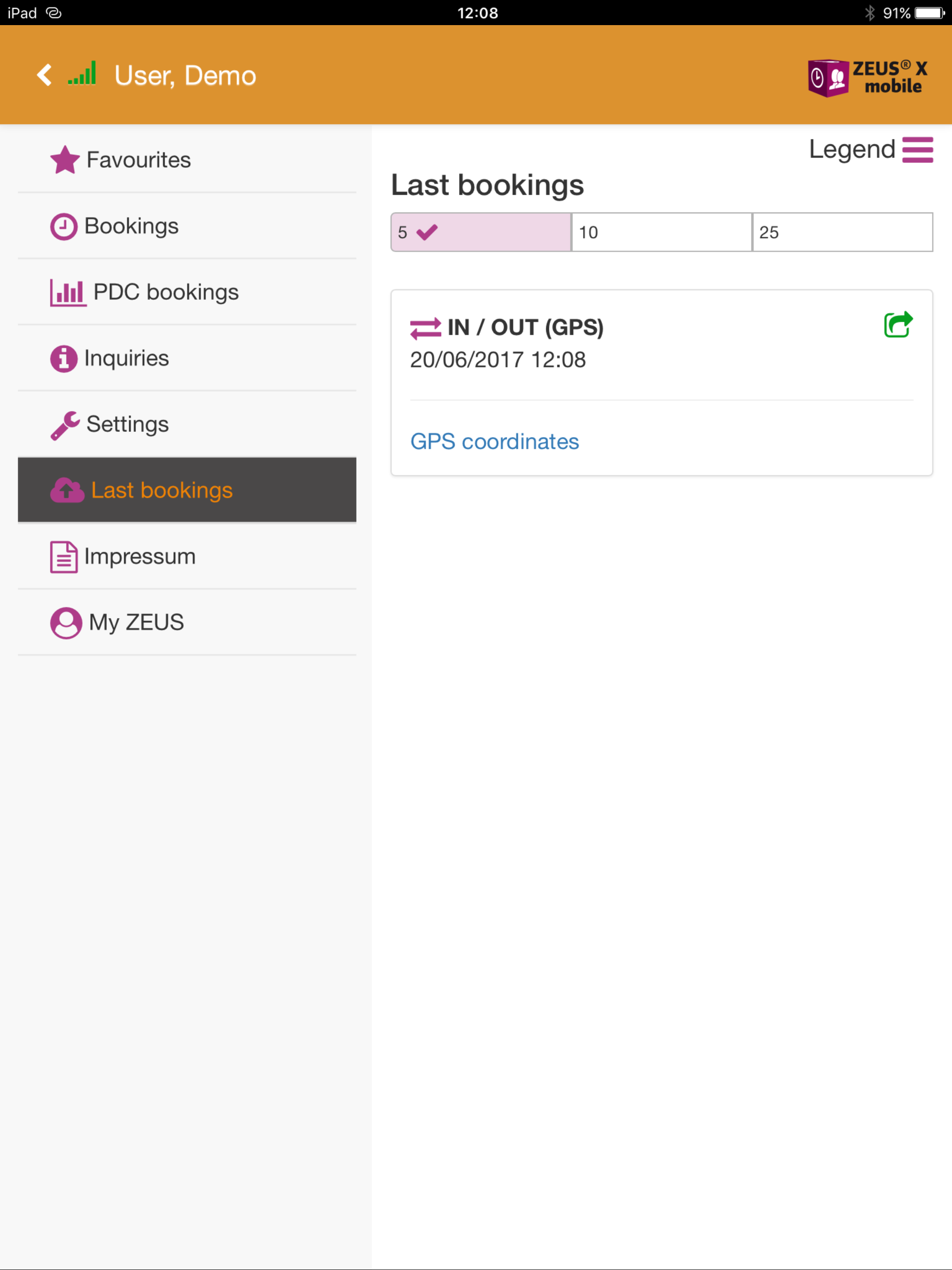 ZEUS X mobile screenshot 10