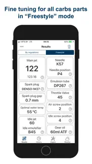 jetting rotax max evo kart iphone screenshot 3