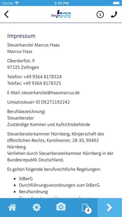 Steuerkanzlei Marcus Haas screenshot-4