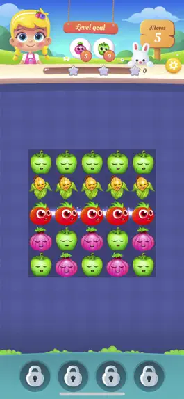 Game screenshot Garden Fruits - match 3 to win apk