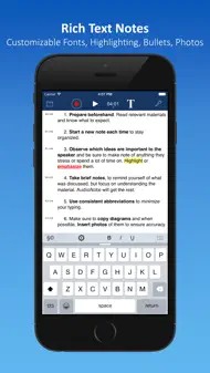 AudioNote™ iphone bilder 2