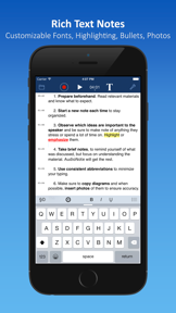 AudioNote™ screenshot