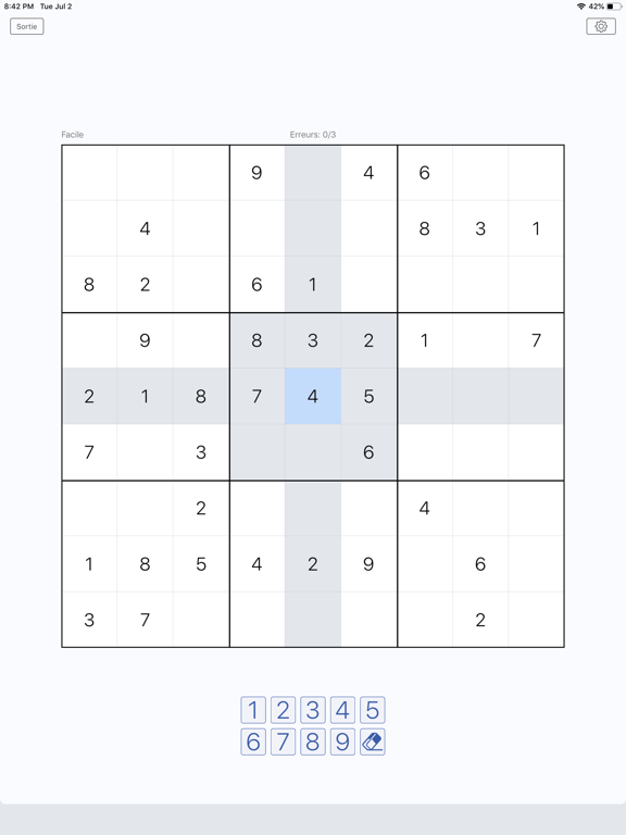 Screenshot #5 pour Sudoku - édition classique.