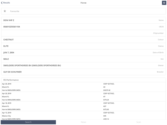 Anglo European Studbook iPad screenshot