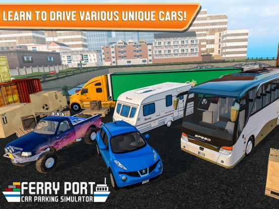 Игра Ferry Port Car Parking Sim