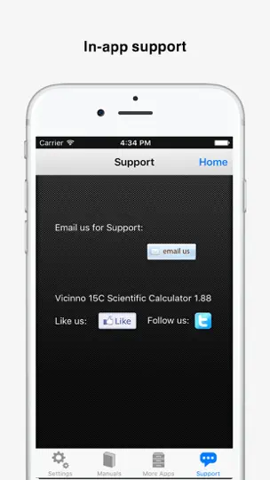 Capture d'écran de 15C Pro Scientific Calculator sur iPhone 5