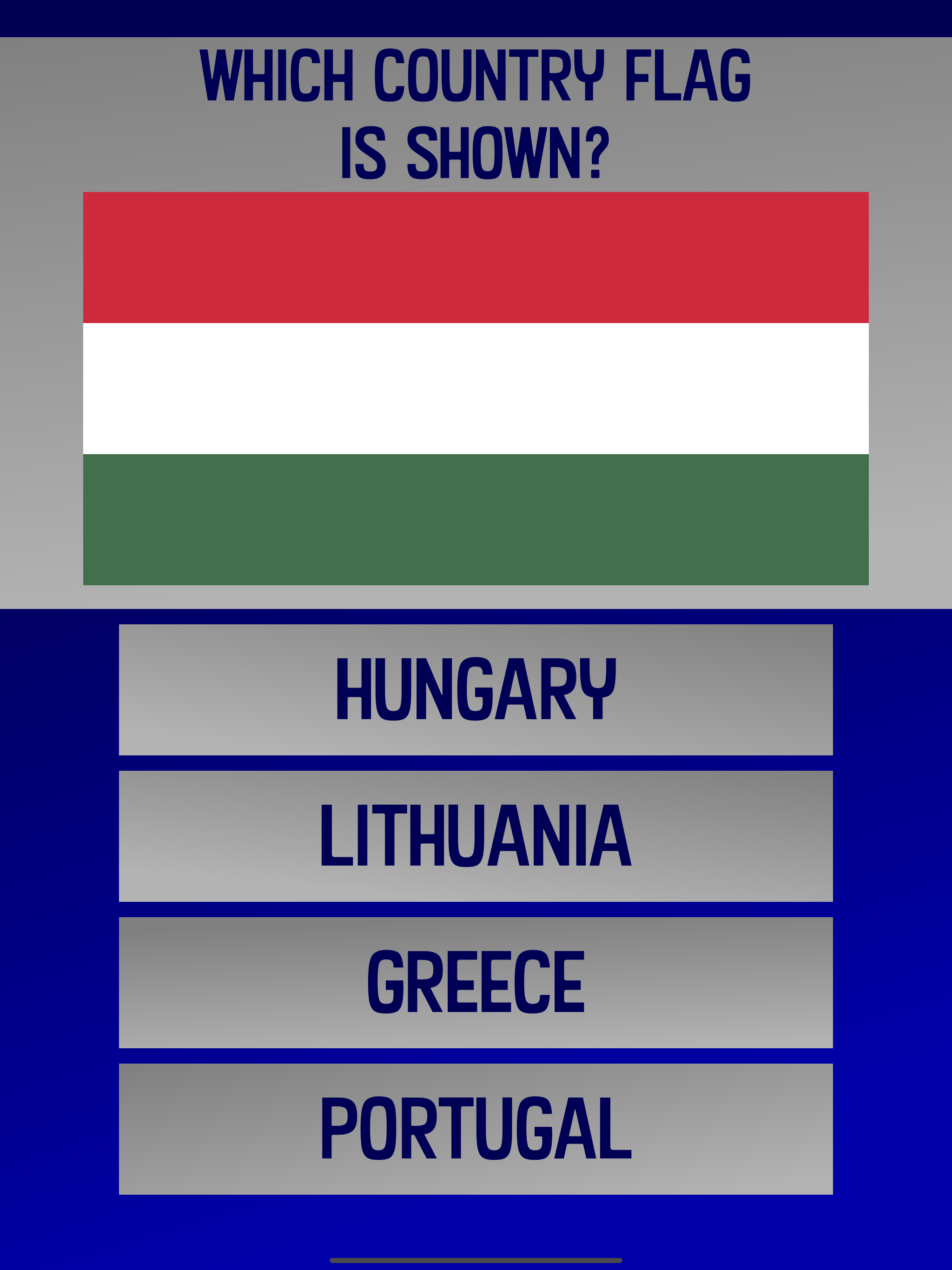 Big Flag Quiz: World Puzzle