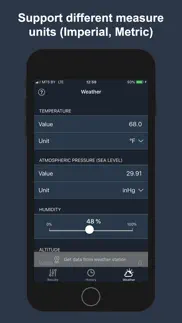 airlab: air density & altitude iphone screenshot 2