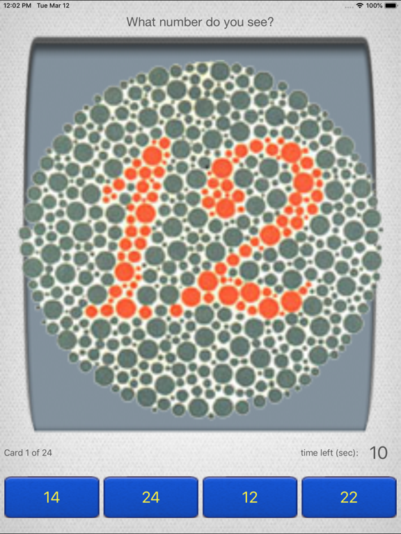 Screenshot #6 pour Colorblind Eye Exam Test