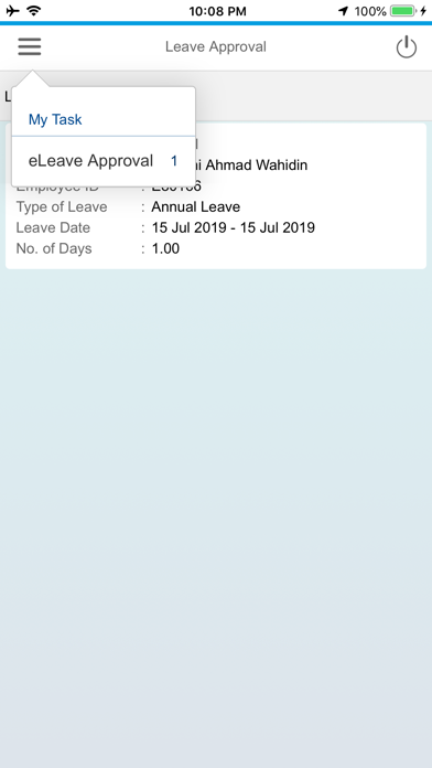 App screenshot