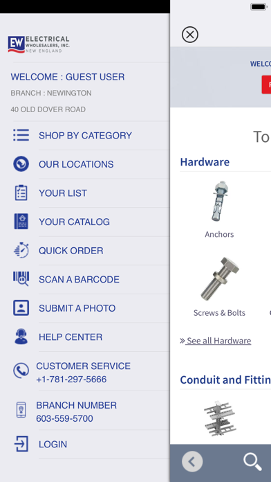 Electrical Wholesalers - NE Screenshot