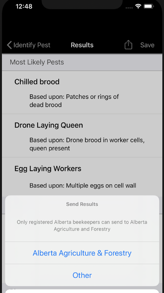 #5. Bee Health (iOS) 게시자: The Government of Alberta