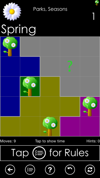 Parks Seasons - Logic Game Screenshot