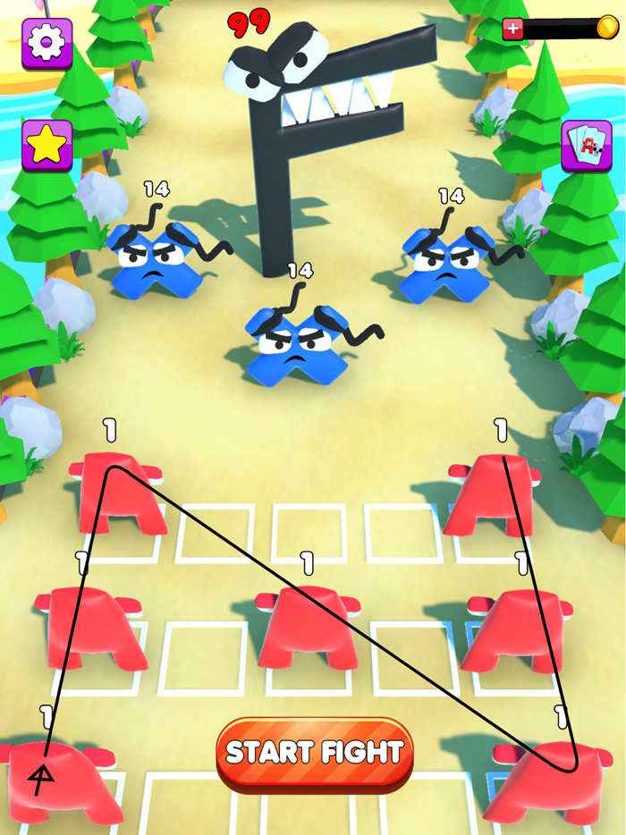 Merge Alphabet Lore Run Fight