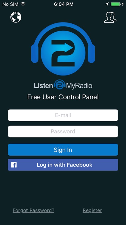 Listen2MyRadio Control Panel