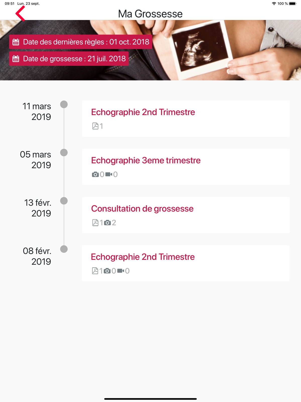 MediFile ipad screenshot 1