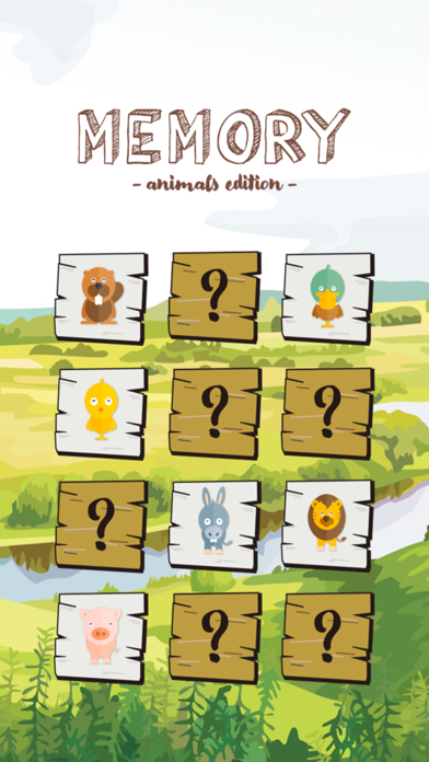 Screenshot #1 pour Memory Animals Game