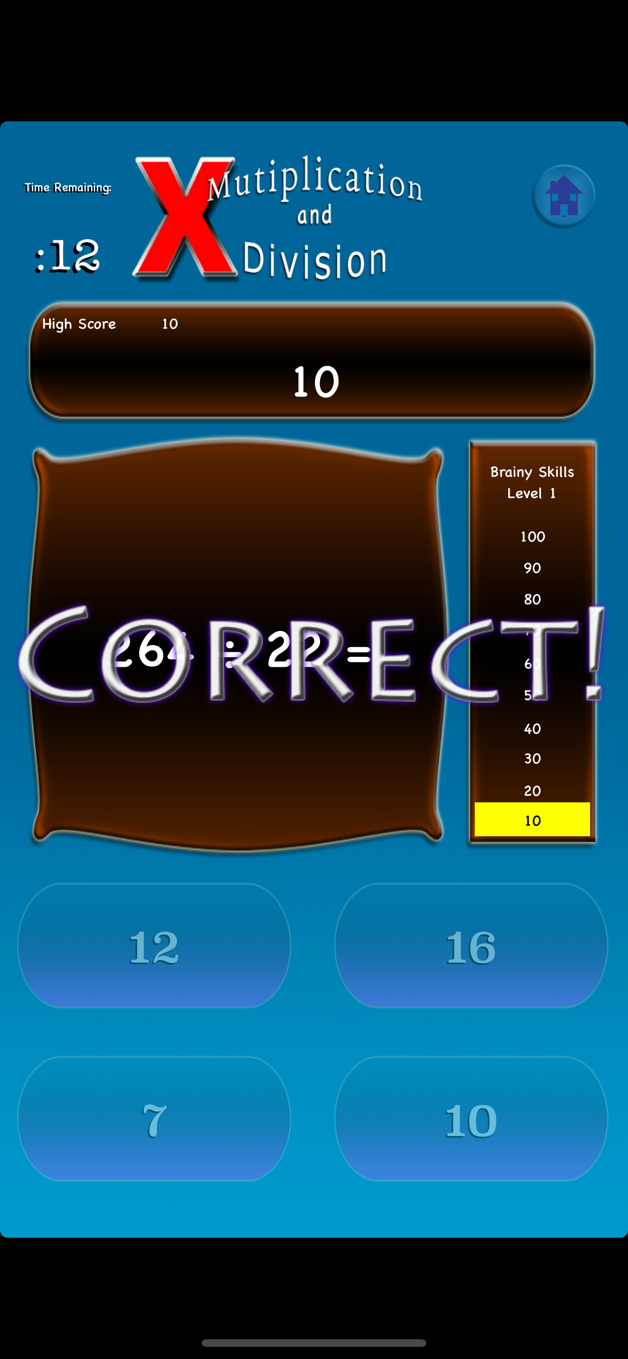Brainy Skills Multiply Divide screenshot 8