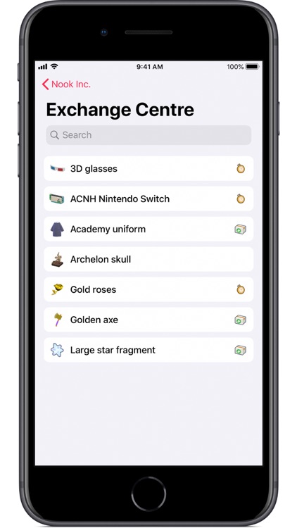 ACNH Exchange Centre