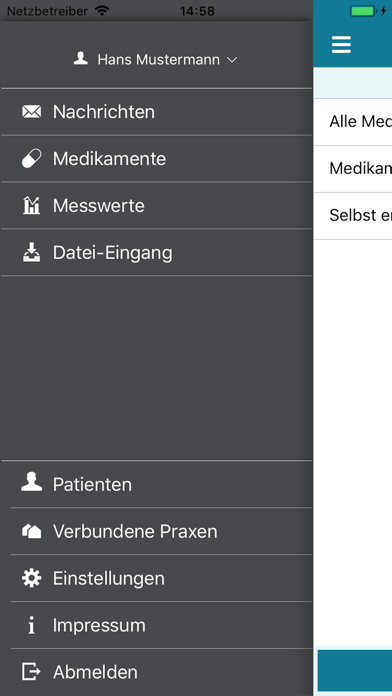 Patienten-App x.patient Screenshot