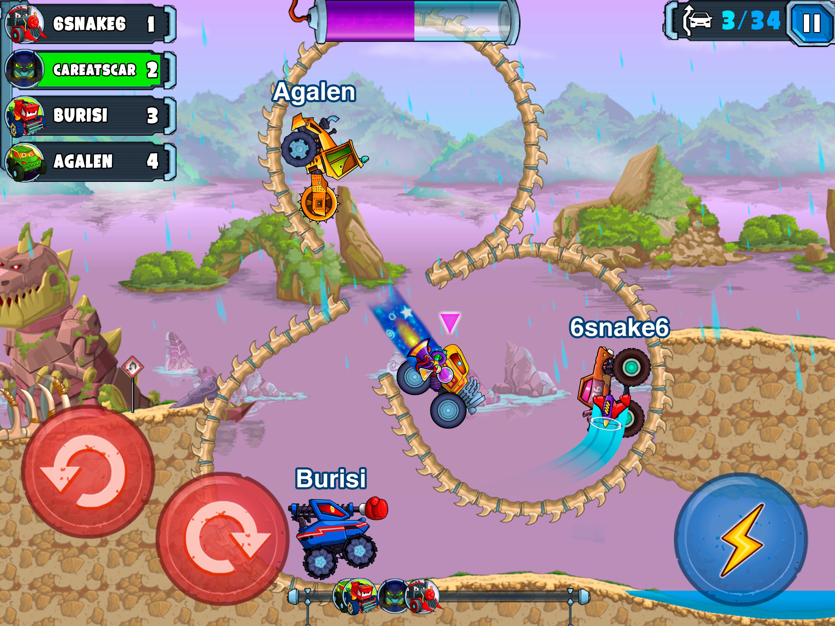 Car Eats Car Multiplayer Race 截图 7