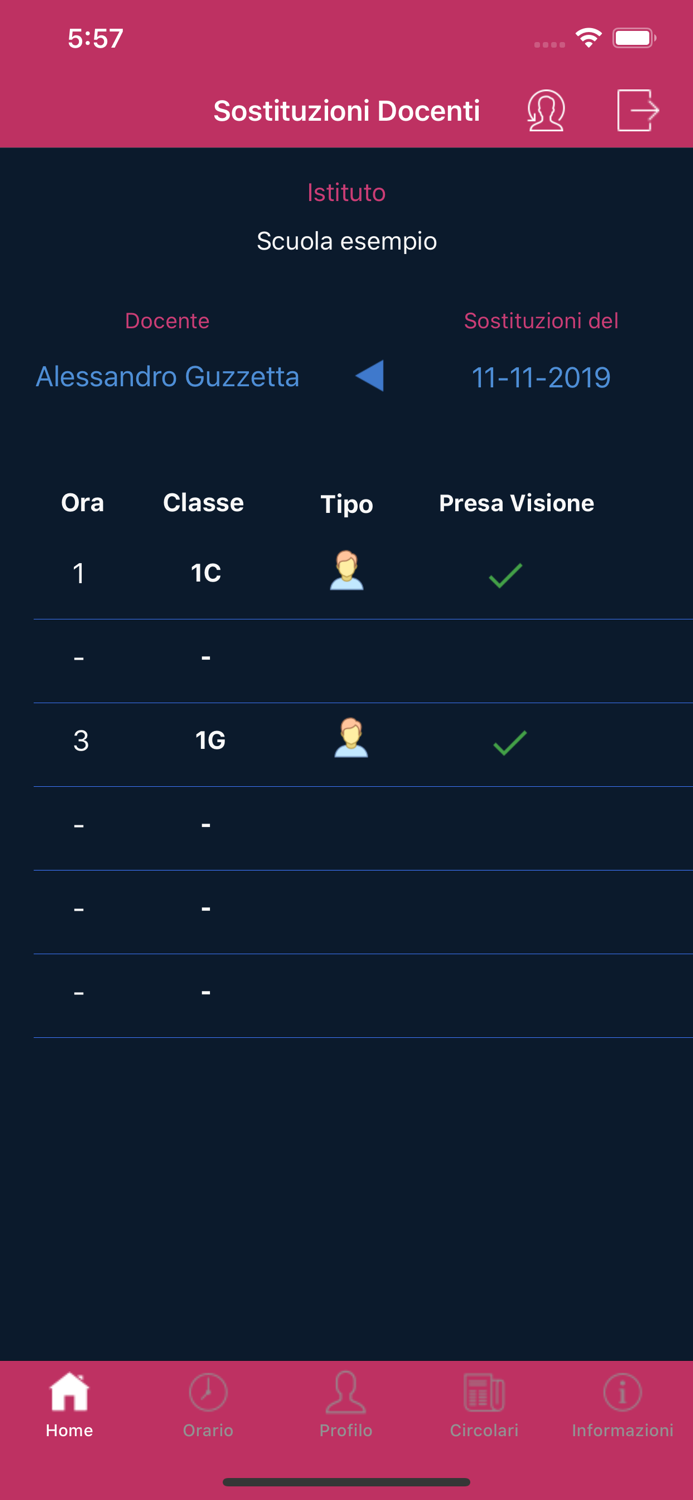 Sostituzioni Docenti