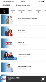 ADN Radio para iPhone screenshot