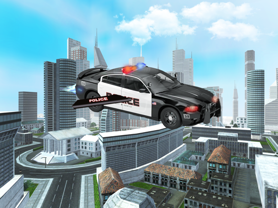 Screenshot #5 pour Police Flying Car 3D Simulator