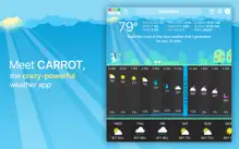 CARROT Weather iPhone image 1