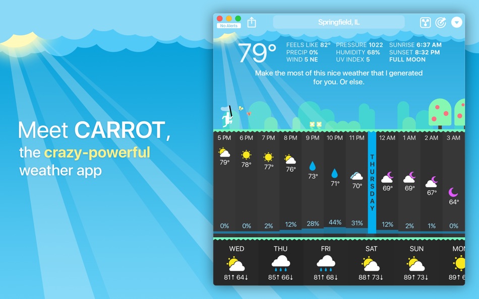 CARROT Weather - 4.15.17 - (macOS)