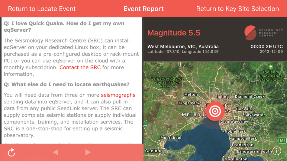 #4. Quick Quake (iOS) 由: ESS Earth Sciences