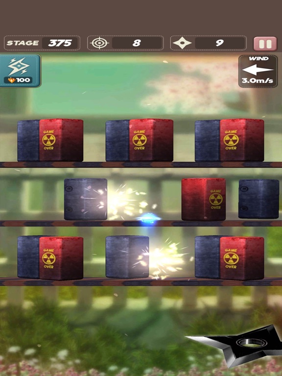 Ninja Star Shuriken iPad screenshot 4 - Games app