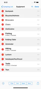 Camping List screenshot #5 for iPhone