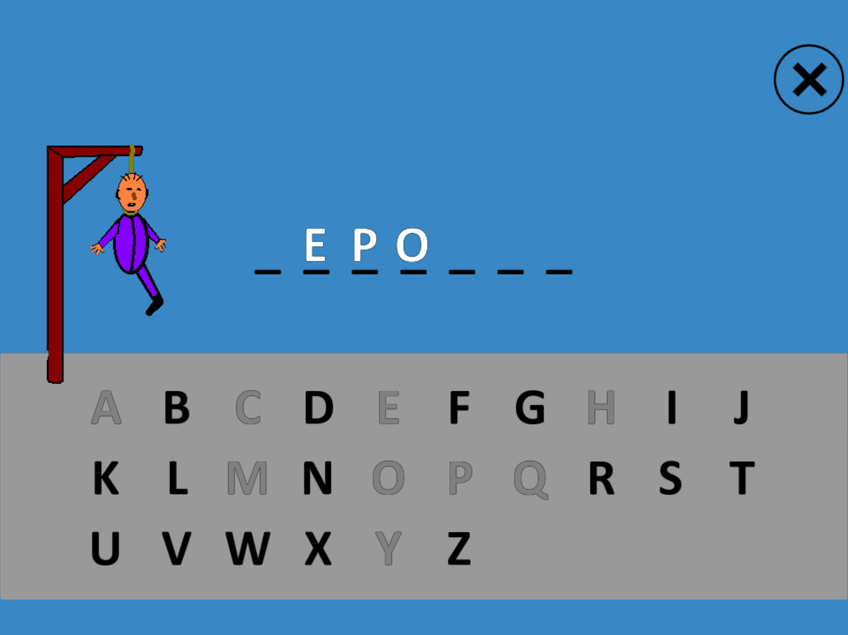 Classic Hangman Touch