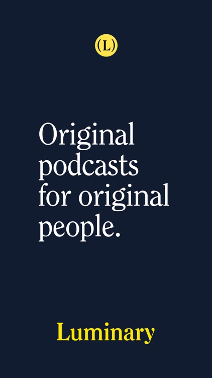 Luminary - Podcast App screenshot-0