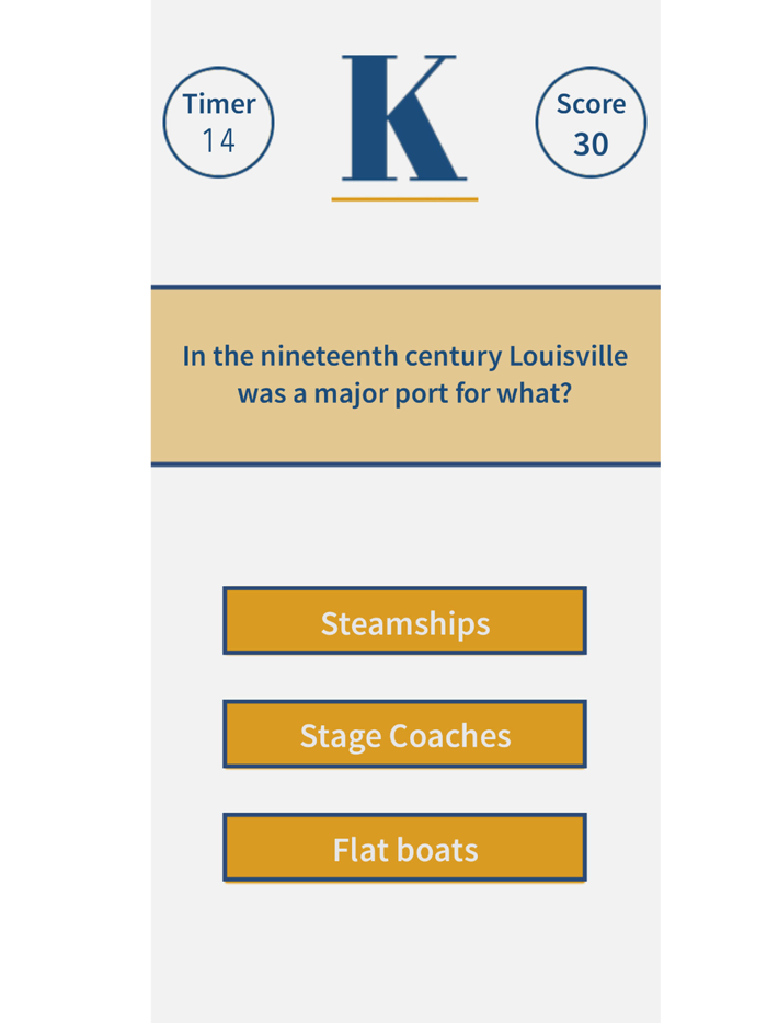 Kentucky Trivia Quiz App
