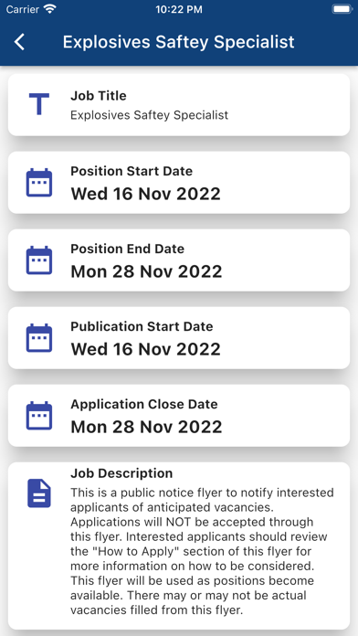USA Job Openings Screenshot
