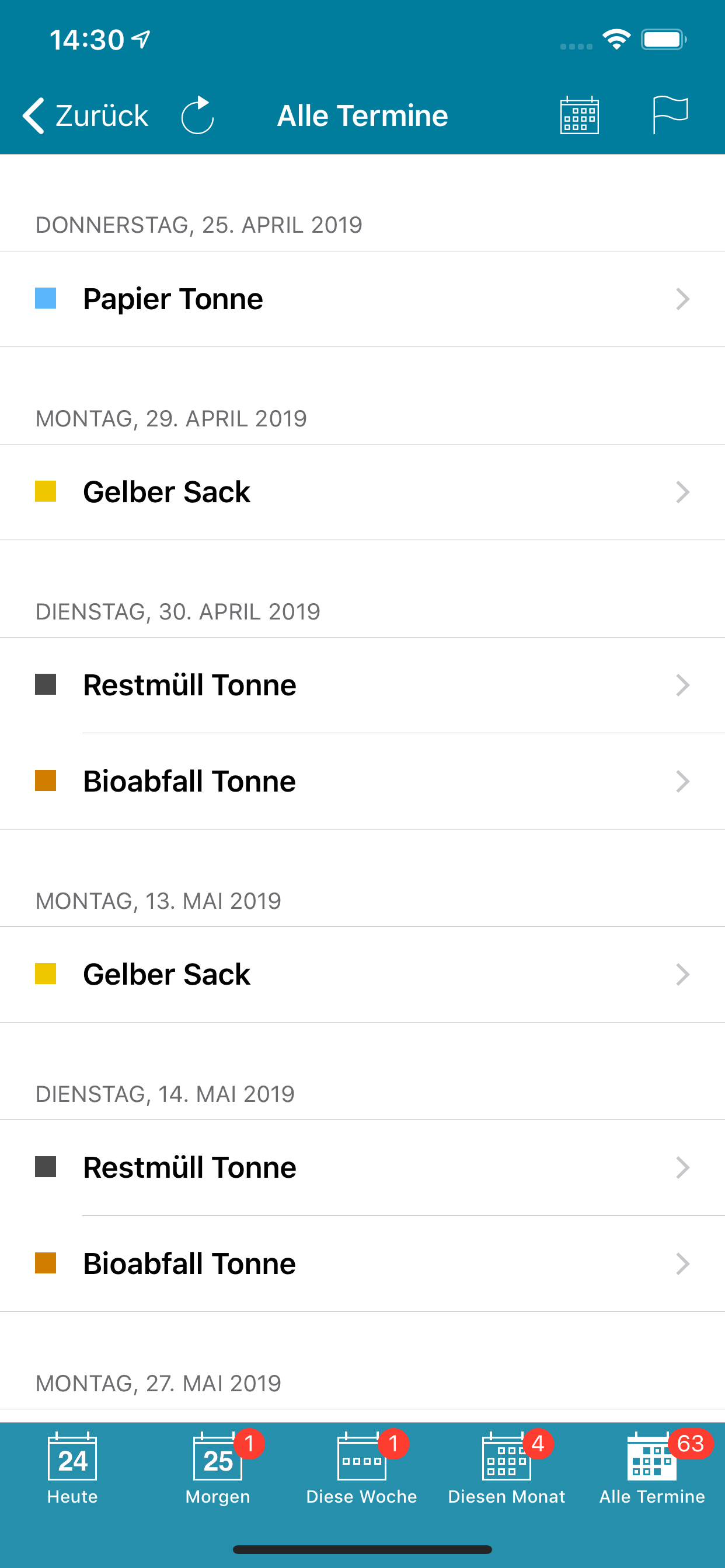 AbfallApp BK screenshot 3
