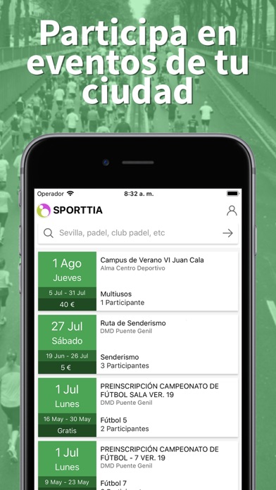 Sporttia Screenshot