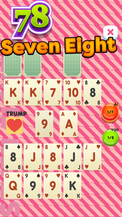 Seven Eight 78 Card Game screenshot-3
