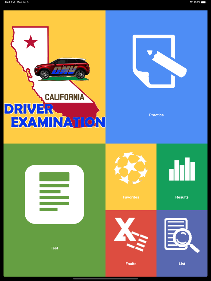 CA DMV Permit Test Now