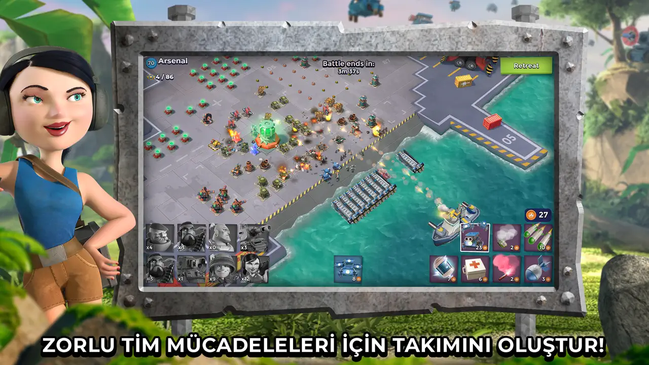Boom Beach iPhone Ekran Görüntüsü 5